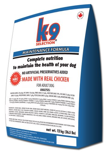 K9 Selection Maintenance Formula - Сухой корм для собак средних пород