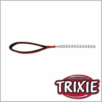 Trixie (Трикси) - Поводок-цепь металл, с нейлоновой ручкой для собак,1,1 м/2 мм