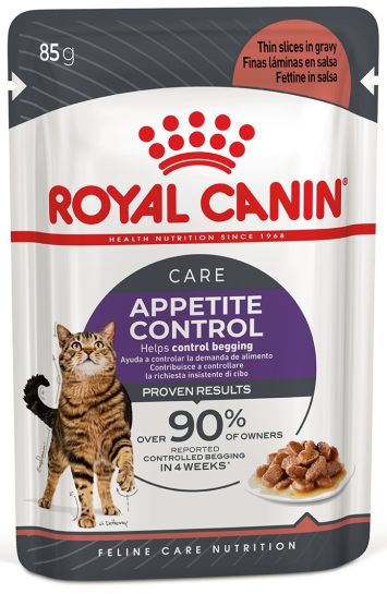 Royal Canin (Роял Канин) Appetite Control Care Sauce - Консервированный корм для контроля выпрашивания еды у кошек (кусочки в соусе)