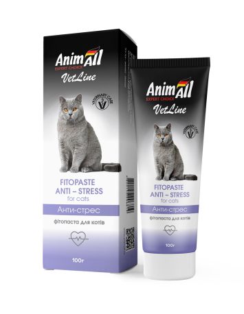 AnimAll VetLine (ЭнимАлл ВетЛайн) - Фитопаста Анти Стресс для кошек
