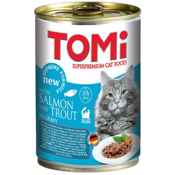 Tomi (Томи) Salmon Trout - Влажный корм для кошек (лосось/форель)