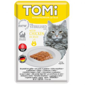 Tomi (Томи) Sterilised Chicken in Jelly - Влажный корм для стерелизованых кошек (курица в желе), пауч