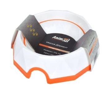 AnimAll (ЭнимАлл) Миска "Диамант" для кормления, 500мл