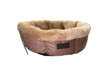 AnimAll (ЭнимАлл) Mary S Brown - Лежак для собак коричневий, (50x50x15)