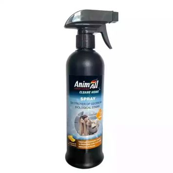 AnimAll (ЭнимАлл) Cleane Home Spray - Спрей для удаления запахов и пятен, корица с апельсином