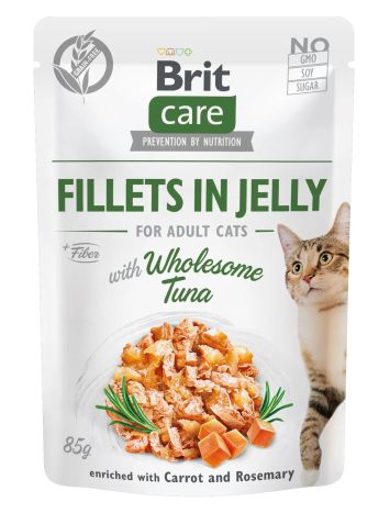 Brit Care Cat pouch Влажный корм для котов (тунец в желе)