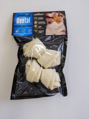 AnimAll (ЕнімАлл) Dental - Ласощі для собак кістка мюнхенська вузлова, 10-12 см, 2 шт