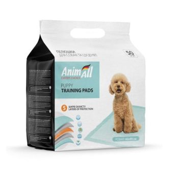 AnimAll (ЭнимАлл) Puppy Training Pads - Пеленки тренировочные для щенков и собак, 60х90 см