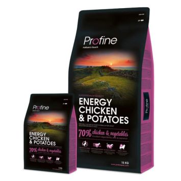 Profine (Профайн) Energy Chicken and Potatoes - Сухой корм для взрослых собак с повышенной физической нагрузкой