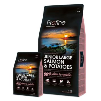 Profine (Профайн) Junior Large Salmon &Potatoes - Сухий корм для для молодых собак больших пород с лососем и картофелем