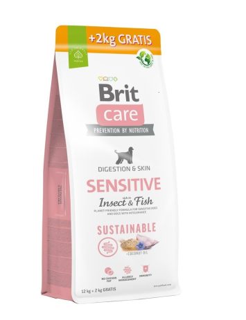 Brit Care (Брит Кеа) Dog Sustainable Sensitive - Сухой корм для собак с чувствительным пищеварением (рыба и насекомые)