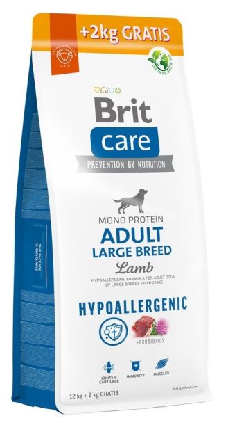Brit Care (Брит Кеа) Dog Hypoallergenic Adult Large Breed - Сухой гипоаллергенный корм с ягненком для взрослых собак больших пород
