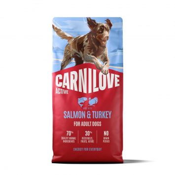 Carnilove (Карнилав) Adult Salmon & Turkey - Сухой беззерновой корм для взрослых собак всех пород (лосось и индейка)