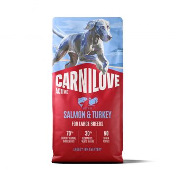Carnilove (Карнилав) Adult Large Breeds Salmon & Turkey - Сухой беззерновой корм для взрослых собак крупных пород (лосось и индейка)