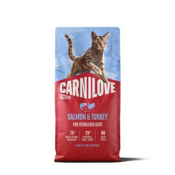 Carnilove (Карнілав) Adult Sterilised Salmon & Turkey - Сухий беззерновий корм для дорослих стерилізованих котів з лососем та індичкою