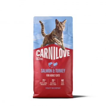 Carnilove (Карнилав) Adult Salmon & Turkey - Сухой беззерновой корм для взрослых кошек всех пород с лососем и индейкой