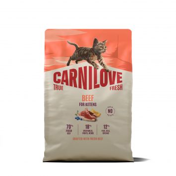 Carnilove (Карнилав) Kitten True Fresh Beef - Сухой беззерновой корм для котят, с говядиной