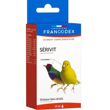 Francodex (Франкодекс) Serivit комплексная витаминная добавка для птиц, 15 мл
