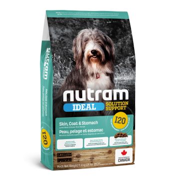 Nutram(Нутрам) I20 Ideal Solution Support Sensitive Dog Natural Food - Сухой корм для взрослых собак с проблемами кожи, шерсти или желудка (с ягненком и коричневым рисом)