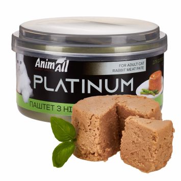 AnimAll (ЭнимАлл) - Влажный корм для котов нежный паштет с кроликом