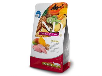 Farmina (Фармина) N&D Tropical Selection Neutered Chiken Adult Низкозерновой Сухой корм для стерилизованных кошек курица и тропические фрукты