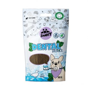 Mr. Bandit (Мистер Бандит) Dog Dental Stick Duck - Лакомство для здоровья зубов собак, палочки с уткой