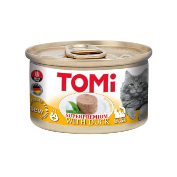 Tomi (Томи) Duck - Влажный корм для кошек (утка), мусс