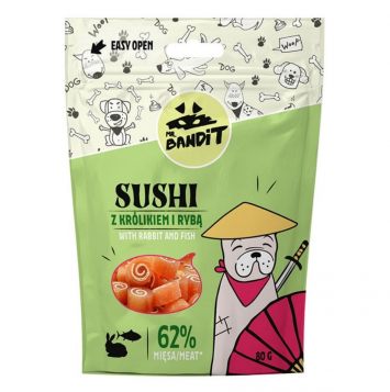 Mr. Bandit (Мистер Бандит) Dog Sushi Rabbit & Fish - Лакомство для собак, суши с кроликом и рыбой