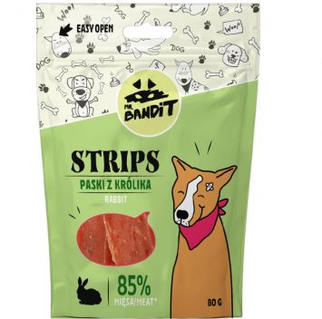 Mr. Bandit (Мистер Бандит) Dog Strips Rabbit - Лакомство для собак, стрипсы из кролика