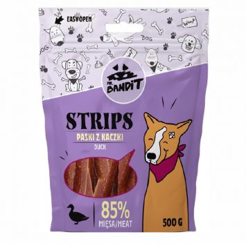 Mr. Bandit (Мистер Бандит) Dog Strips Duck - Лакомство для собак, стрипсы из утки для
