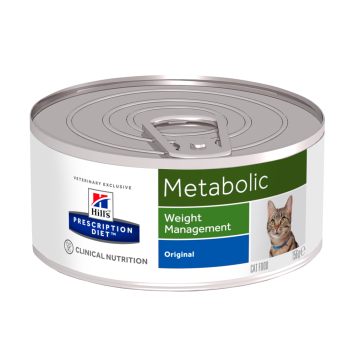 Hill's Wet PD Feline Metabolic Weight Management - консервированный корм-диета со свининой для кошек при ожирении и избыточном весе