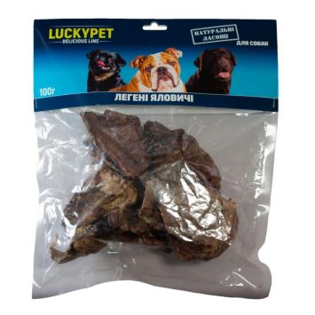 Lucky Pet (Лаки Пет) - Сушеные говяжьи легкие для собак
