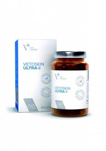 VetExpert (ВетЭксперт) VetoSkin Ultra - Пищевая добавка для комплексной поддержки и регенерации кожи и шерсти у кошек и собак