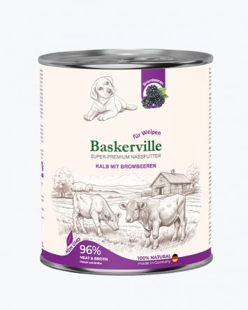 Baskerville (Баскервіль) Super Premium - Консервований корм для цуценят (телятина/ожина)