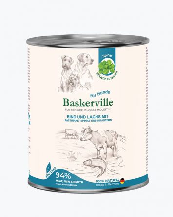 Baskerville (Баскервіль) Holistic - Консервований корм для собак (лосось/яловичина)