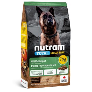 Nutram(Нутрам) T26 Total Grain-Free Lamb &Lentils Dog Food - Сухой корм для собак (с ягненком и чечевицей беззерновой)