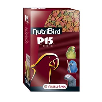 Versele-Laga NutriBird P15 Tropical (Верселе-Лага НутриБерд Тропикал) - Корм для попугаев, орехи и фрукты