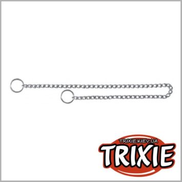 Trixie (Трикси) - Цепь рывковая витая для собак,хром 2мм