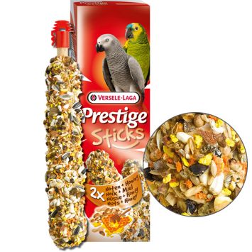 Versele-Laga (Верселе-Лага) Prestige Sticks Parrots Nuts &Honey - Орехи с медом лакомство для крупных попугаев