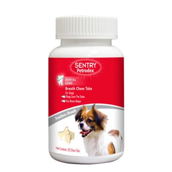 Sentry (Сентри) Petrodex Breath Chew Tabs - Жевачки для собак освежающие дыхание