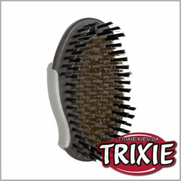Trixie (Трикси) - Щетка овальная с латунной щетиной 12х6 см