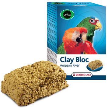 Versele-Laga Orlux Clay Bloc Amazon River (Верселе Лага Орлакс) - Минеральный блок с глиной для крупных попугаев