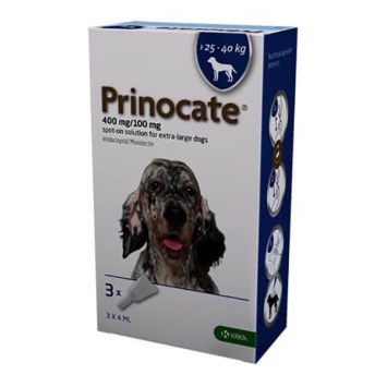 KRKA Prinocate (Принокат) - Спот-он капли от блох, чесоточных клещей, профилактика дирофиляриоза для собак 25-40 кг