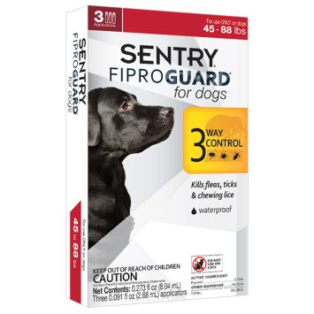 Sentry (Сентри) Fiproguard - Капли от блох, клещей и вшей для собак 20-40 кг, 2,68 мл