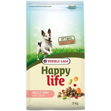 Happy Life Adult Mini with Lamb (Хеппи Лайф)- Сухой премиум корм для собак мини и малых пород (ягненок)
