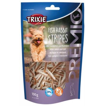 Trixie (Трикси) Premio Fish Rabbit Stripes - Лакомство для собак из мяса кролика, рыба 100гр