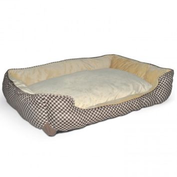 K&H Self-Warming Lounge Sleeper самосогревающийся лежак для собак, коричневый
