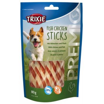 Trixie (Трикси)  Premio Fish Chicken Sticks - Лакомство для собак, курица и рыба 80гр