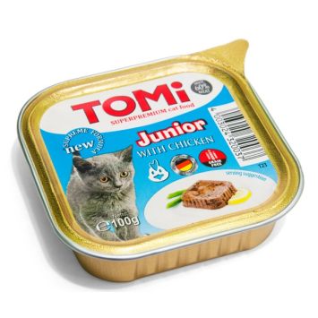 Tomi (Томи) Junior - Влажный корм для котят (курица), паштет