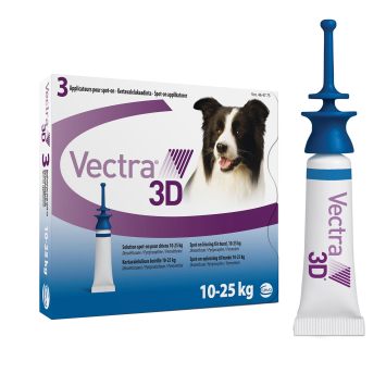 Ceva (Сева) VECTRA 3D (Вектра 3D) Капли от блох и клещей для собак 10 - 25 кг, 3,6 мл 1 пипетка